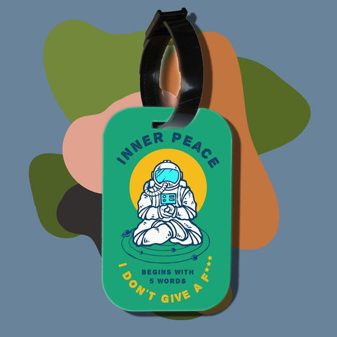 Travel tag cho túi xách/balo du lịch in hình inner peace