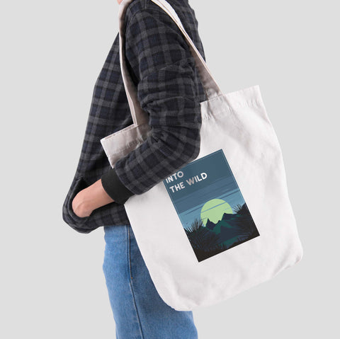 Túi tote vải in hình  Into the wild