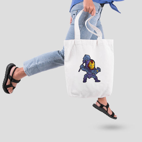 Túi tote vải in hình  Iron skeletor