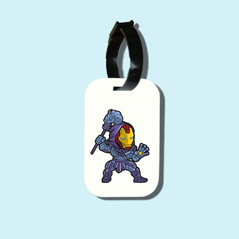 Travel tag cho túi xách/balo du lịch in hình Iron Skeletor