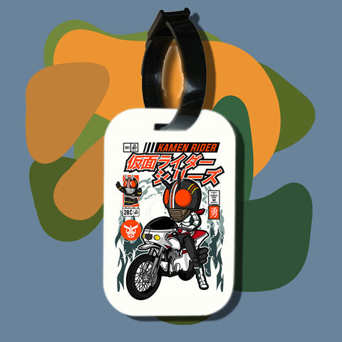 Travel tag cho túi xách/balo du lịch in hình pop culture cartoon series - kamen rider