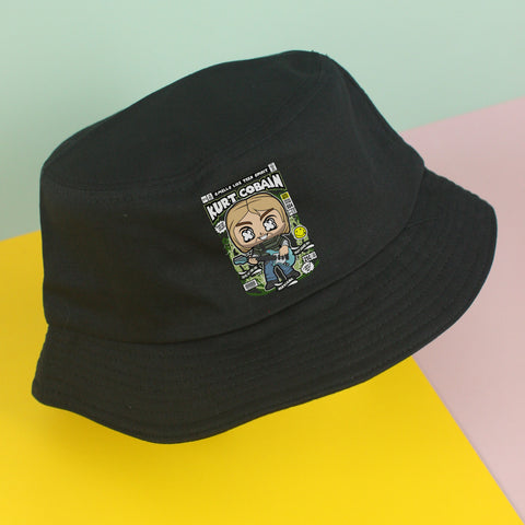 Nón bucket in hình Kurt Cobain (nhiều màu)