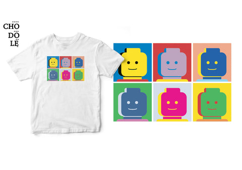 Áo thun unisex in hình the PopArt - Lego