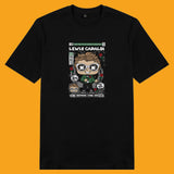Áo thun unisex cotton in hình pop culture cartoon series - Lewis Capaldi (nhiều màu)