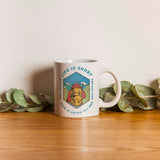 Ly sứ uống trà/ cafe in hình Life is short and the world is wide