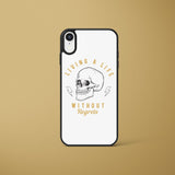 Ốp lưng  iphone in hình Living a life without regret (đủ model iphone)