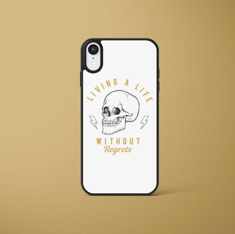 Ốp lưng  iphone in hình Living a life without regret (đủ model iphone)