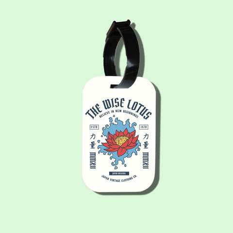 Travel tag cho túi xách/balo du lịch in hình Japanese Art - Believe in new beginning