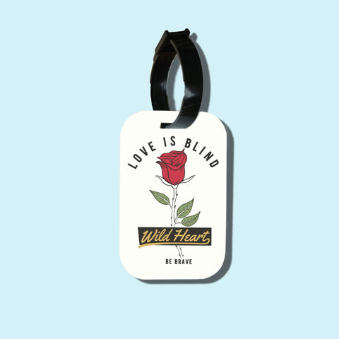 Travel tag cho túi xách/balo du lịch in hình Peace and love