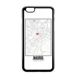 Ốp lưng dẻo iphone in hình Love City Map - Madrid
