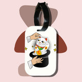 Travel tag cho túi xách/balo du lịch in hình Cat Lover series - magic cat