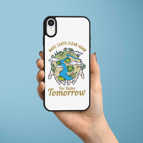 Ốp lưng  iphone in hình Make Earth Clean Again