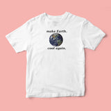 Áo thun unisex in hình Make Earth Cool again.