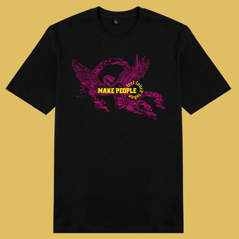 Áo thun unisex cotton in hình Make people feel loved today