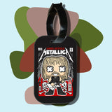Travel tag cho túi xách/balo du lịch in hình pop culture cartoon series - Jame HetField metallica