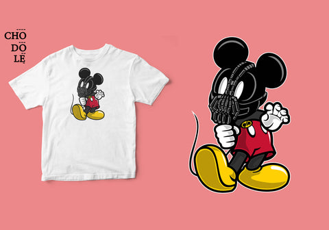Áo thun unisex cotton 100% in hình Super Heroes Series - Mickey Bane (nhiều màu)