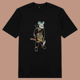 Áo thun unisex cotton in hình funky cartoon series - mickey bastard (nhiều màu)