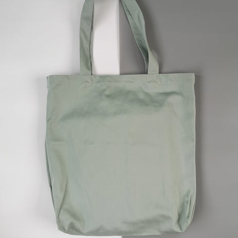 Túi tote trơn màu xanh mint