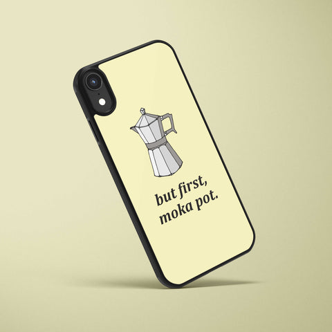 Ốp lưng  iphone in hình  Cung hoàng đạo But first, moka pot