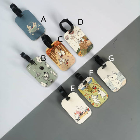 Travel tag cho túi xách/balo du lịch in hình Moomin