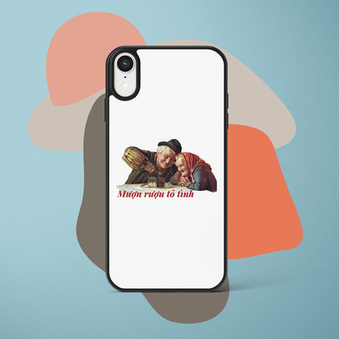 Ốp lưng iphone in hình Classic Art Remake - Mượn Rượu Tỏ Tình (đủ model iphone)