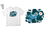 Áo thun unisex in hình the Nasa in to the space - Lego