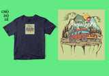 Áo thun unisex cotton 100% in hình Go on Adventure