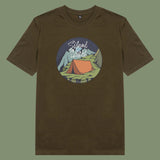 Áo thun unisex cotton 100% in hình Night Camping - Silent Night (nhiều màu)