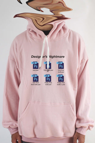 Áo khoác hoodie unisex cotton hình Designer Nightmare - Photoshop version (nhiều màu)