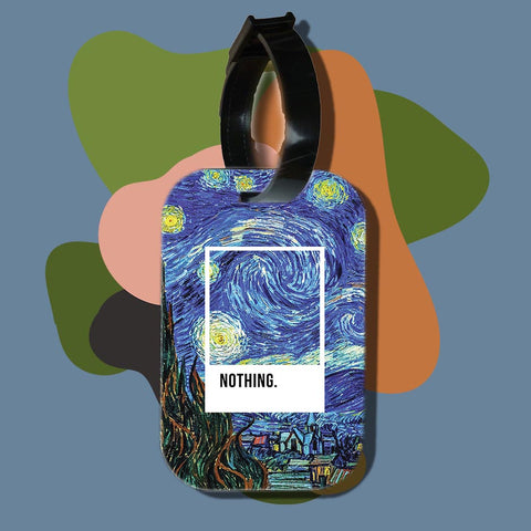 Travel tag cho túi xách/balo du lịch in hình Pantone Series - Nothing at Starry Night