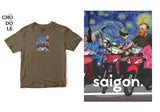 Áo thun unisex cotton 100% in hình Saigon Starry Night (nhiều màu)