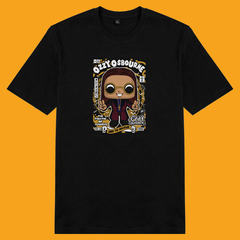Áo thun unisex cotton in hình pop culture cartoon series - Ozzy Osbourne (nhiều màu)