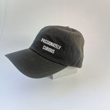 Nón lưỡi trai in chữ  Passionately curious (form mềm)