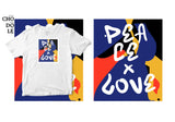 Áo thun unisex cotton 100% in hình Peace x Love