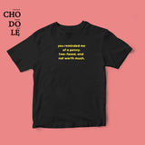 Áo thun cotton 100% in chữ two faced, and not worth much (nhiều màu)