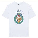 Áo thun unisex cotton 100% in hình Pet Lover Xmas - Chihuahua (nhiều màu)