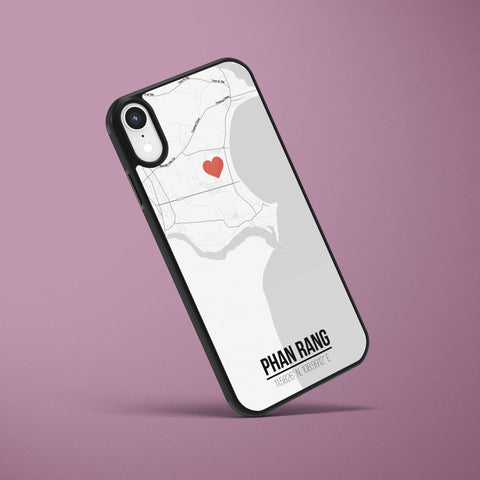 Ốp lưng  iphone in hình Love City Vietnam Map - Phan Rang (đủ model iphone)