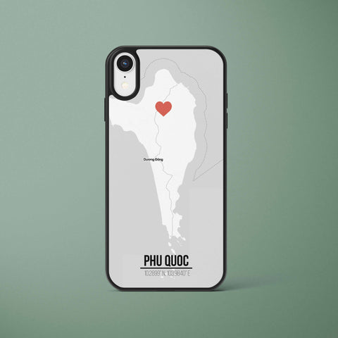 Ốp lưng  iphone in hình Love City Vietnam Map - Phu Quoc (đủ model iphone)