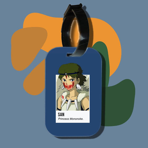 Travel tag cho túi xách/balo du lịch in hình Pantone - Princess mononoke