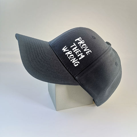 Nón lưỡi trai in chữ  Prove them wrong (form đứng)