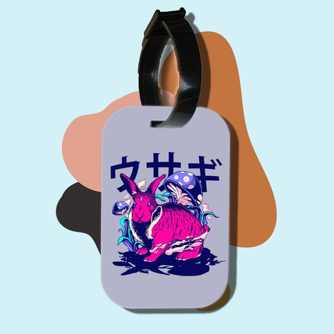 Travel tag cho túi xách/balo du lịch in hình rabbit
