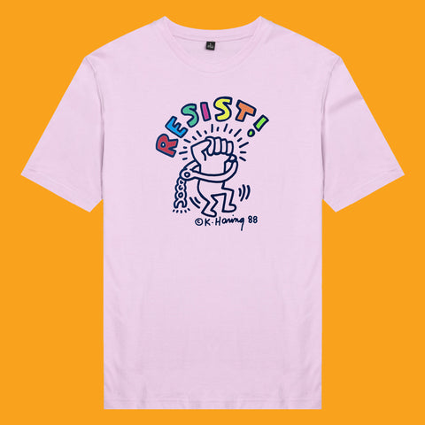 Áo thun unisex cotton 100% in hình Resist (nhiều màu)