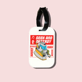 Travel tag cho túi xách/balo du lịch in hình Seek and Destroy