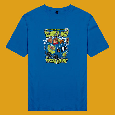 Áo thun unisex cotton in hình pop culture cartoon series - Scooby Doo (nhiều màu)