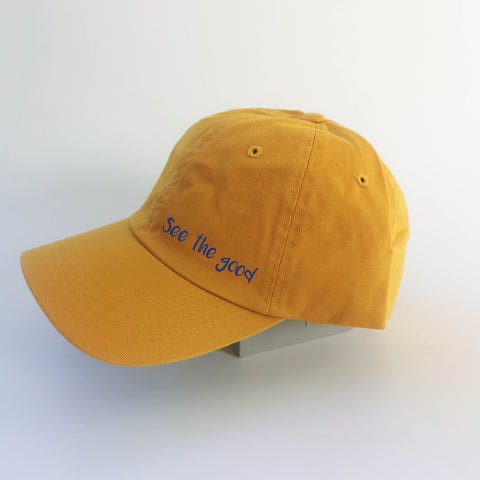 Nón lưỡi trai in chữ  See the good (form mềm)