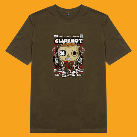 Áo thun unisex cotton in hình pop culture cartoon series - Slipknot (nhiều màu)