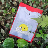 Áo thun unisex cotton in hình Smile and Rise
