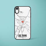 Ốp lưng  iphone in hình Love City Vietnam Map - Sóc Trăng (đủ model iphone)