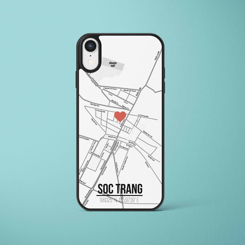 Ốp lưng  iphone in hình Love City Vietnam Map - Sóc Trăng (đủ model iphone)