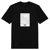 Áo Thun unisex in hình Love City Map - Sofia